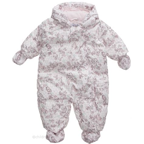 dior baby grows|baby dior snowsuit.